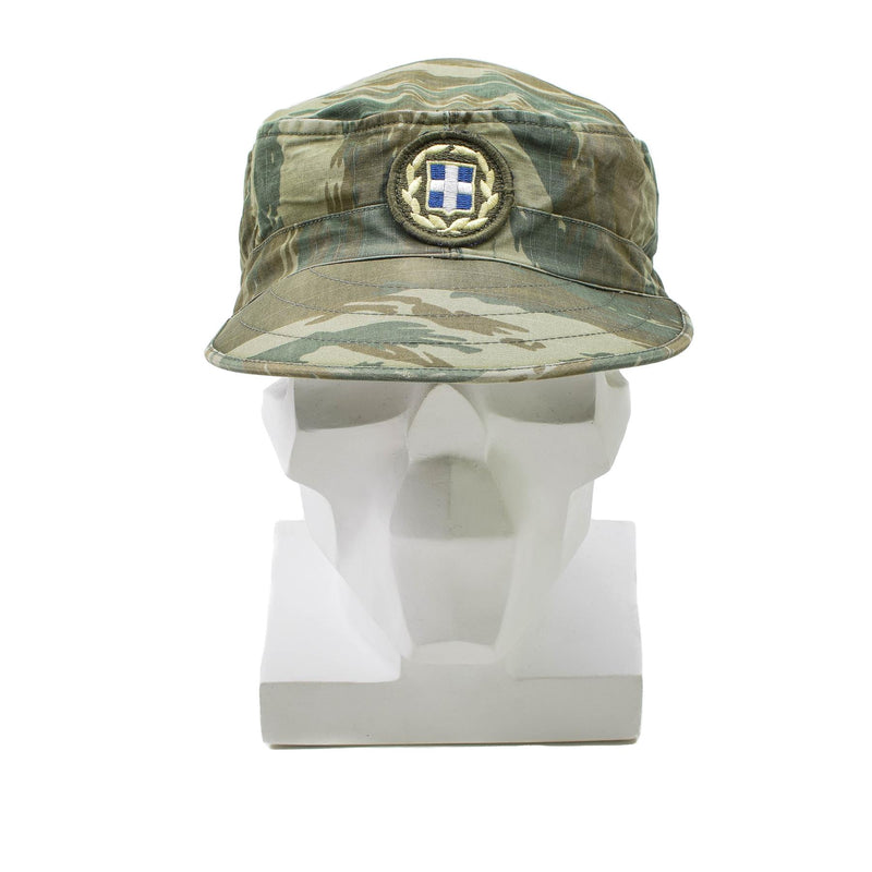 Original grekiska arméfält trupper mössa ödla camo lätt militär sommarmössa