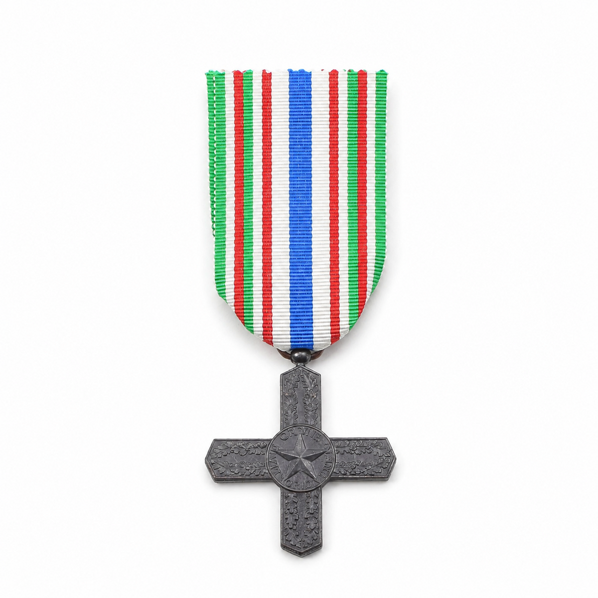 Original italiensk Vitttorio medaljfodral WWI Veteran Commemorative Samlarobjekt