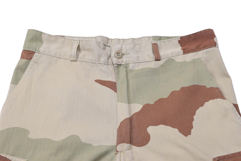 Original franska militära byxor F2 Desert Camo -byxor förstärkte armén BDU -byxor