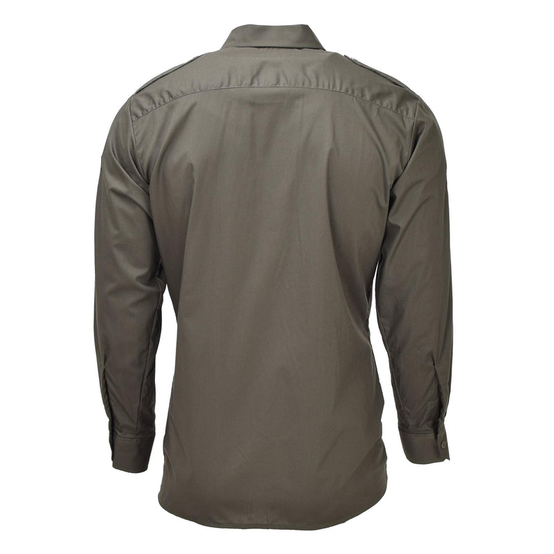 Original Österrikisk militär olivfältstjänsttröjor Federal Lightweight New
