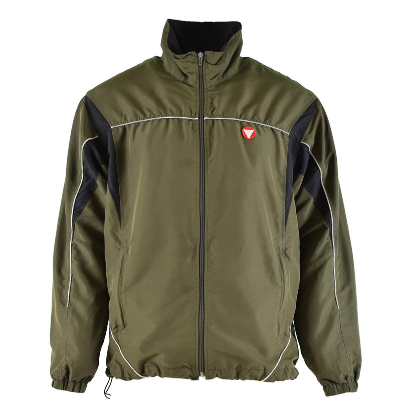 Äkta österrikiska arméträning Top Jacket Sports Vintage OD Green