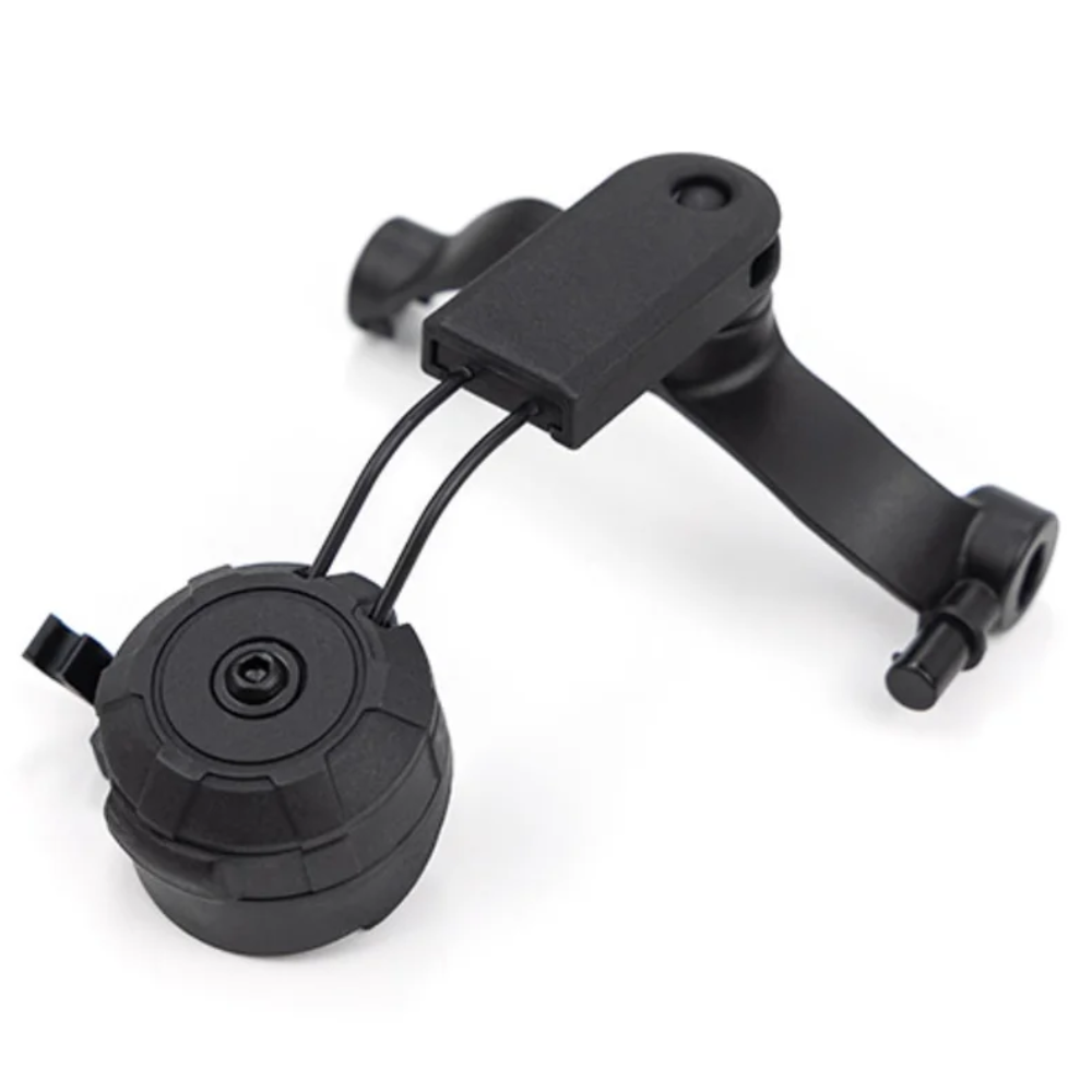 Earmor M19C ARC Rail-hjälmadaptersats för M31 M32 PLUS Headset Svart
