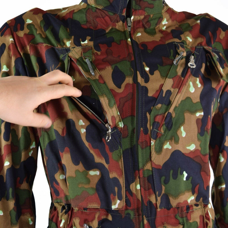 Original Swiss Schweiz Army Alpen Coverall Suit Tanker Military Issue
