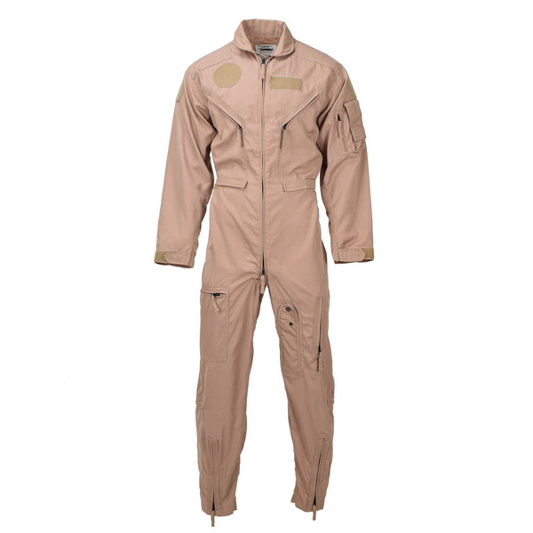 Original Dutch Military Flight Coverall Aramid Heat Resistant Jumpsuit Khaki