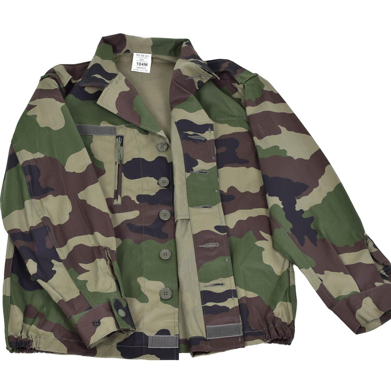Äkta French Army F2 Combat Jacket Trötthet ce camo Militär-utgåva överskott Ny
