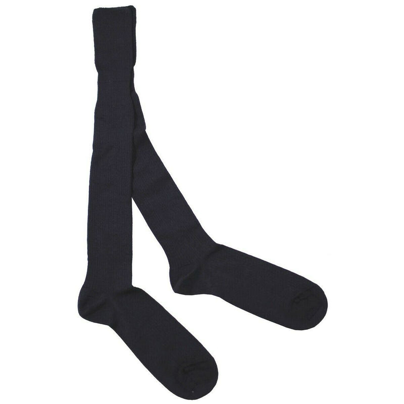British Army Blue Stocking Socks Long Men's Wool / Nylon Militäröverskott Nytt