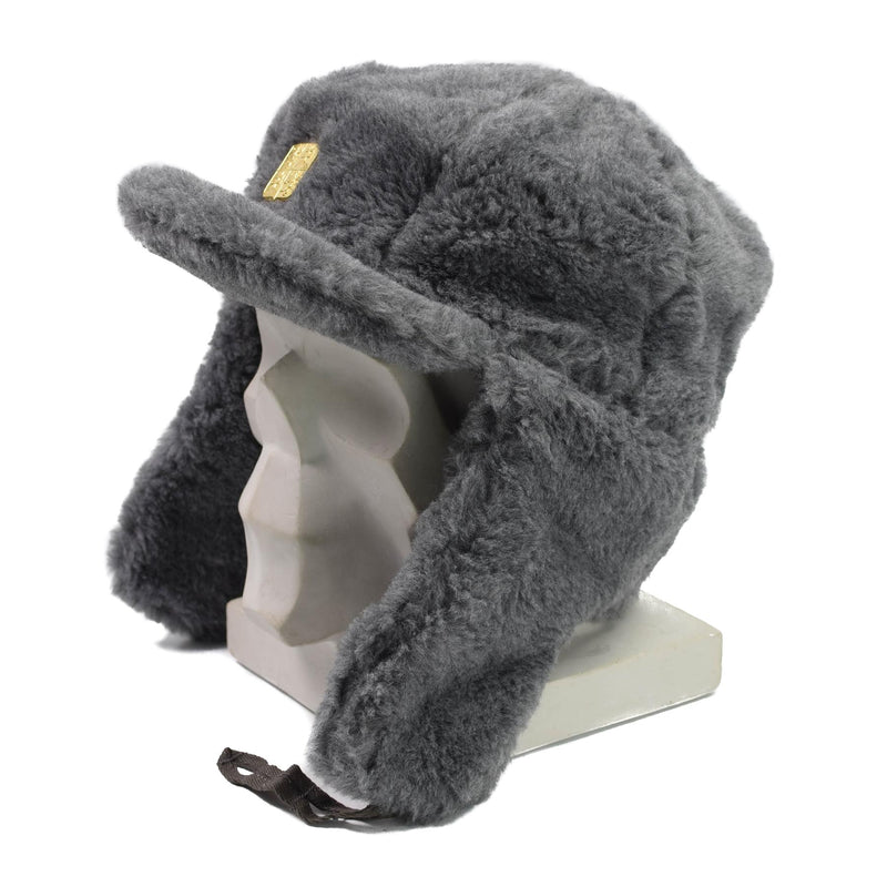 Original Tjeckien Army Army Winter Hat Cold Weather Faux päls öronklappsproblem