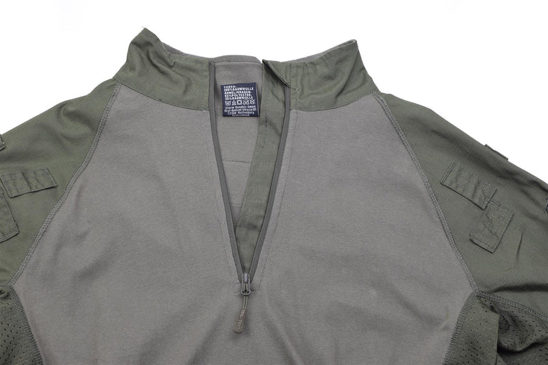 Mil-Tec Brand Military Style Olive Tactical Field Troops Combat Shirt Type 2