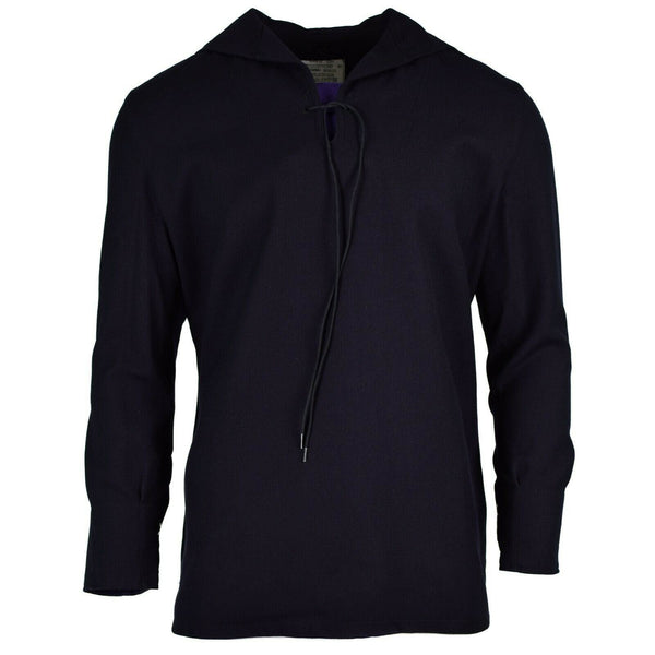 Original German Army Navy Middy Shirt Long Sleeves Blue Naval Military Sailors