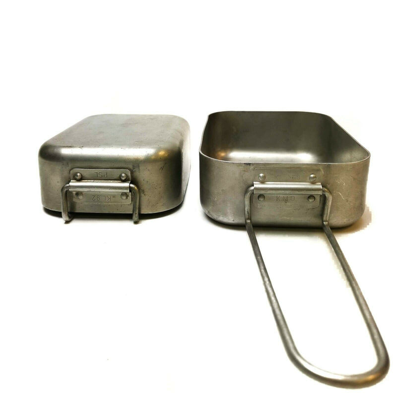 Original Dutch Army Aluminium Mess Tins Mess Kit Cooker Military Bushcraft Gear