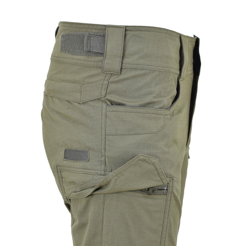 MFH Brand Military Style Shorts Bermuda Robust Cotton Ripstop Olive Uniform New