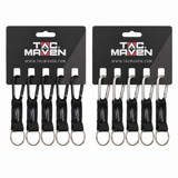 Pentagon Tactical 5mm aluminium karbinhake Clips 5 Pack Outdoor Camping Nyckelring