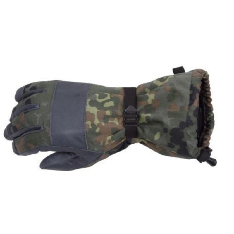 Äkta tyska armén flecktarn camo vinter varma stridshandskar fodrade militär