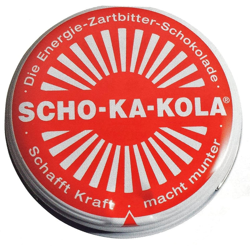Tysk energi Dark Chocolate Scho-ka-Kola koffein & cola mutter 100 g tennburk