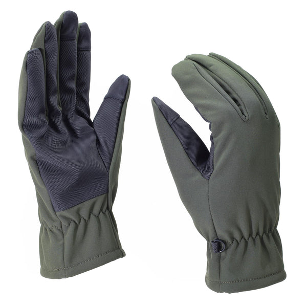 Mil-tec handskar softshell thinsulate ™ foder oliv vinter män od grön militär