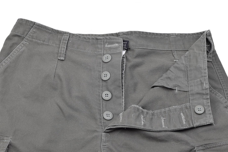 Mil-Tec Brand German Army Style Olive Prewashed Molskin Bermuda Military Shorts