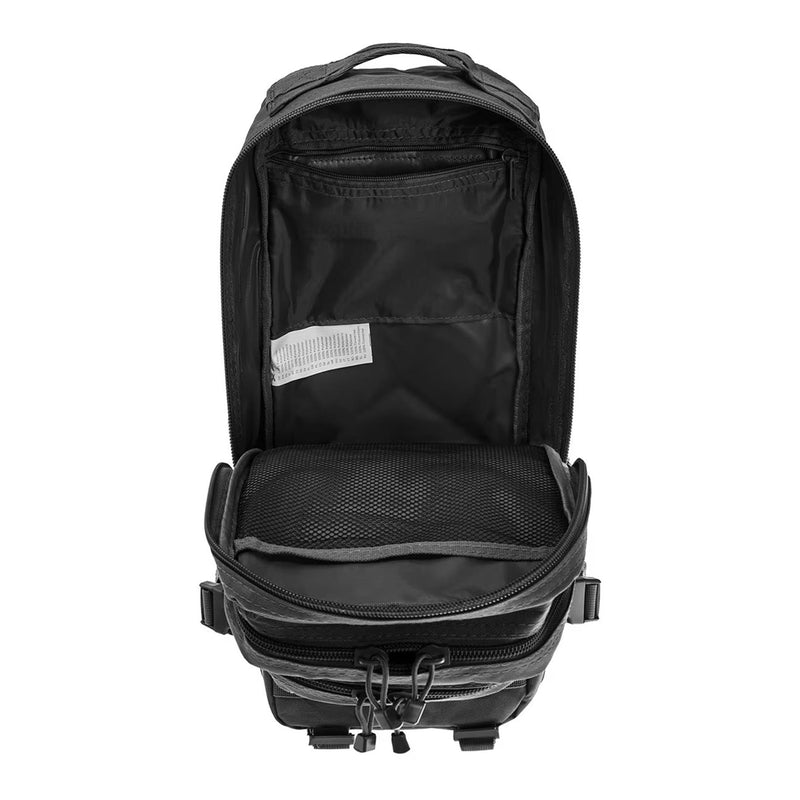 MIL-TEC U.S. Assault Style 20L Tactical Daypack Outdoor Camping Black Ryggsäck