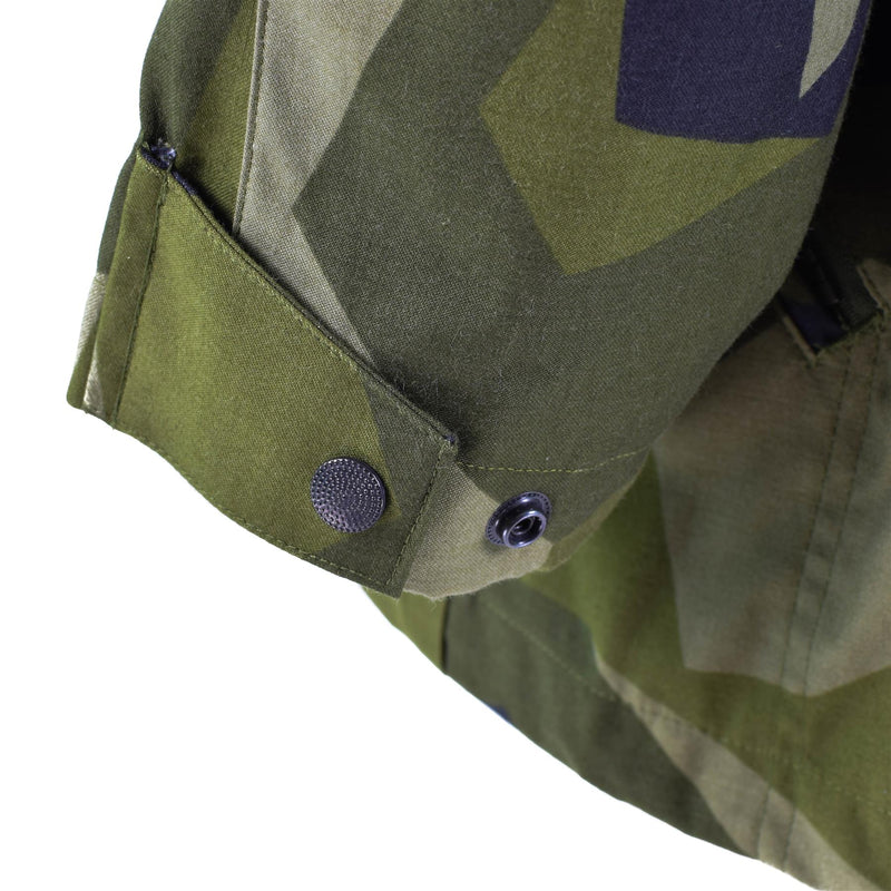 Original Swedish Army Heavy M90 Jacket Splinter Camo Military Field Troops Nya