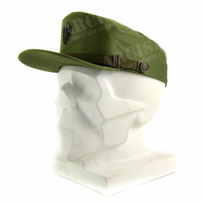 Original Spanien Spanisk militär Visor Cap Army Navy toppade hatt olivgrön