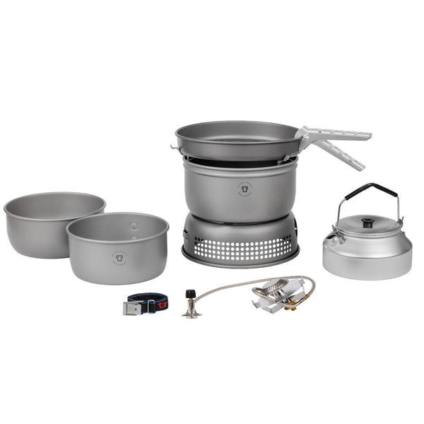 Trangia utomhusköksspis uppsättning aluminiumpanna lätt kompakt ryggsäck