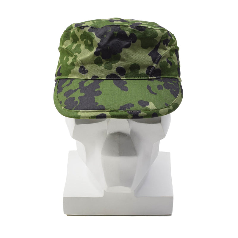 Original danska militära trupper Field Cap Folding Ear Flap M84 Lätt ny