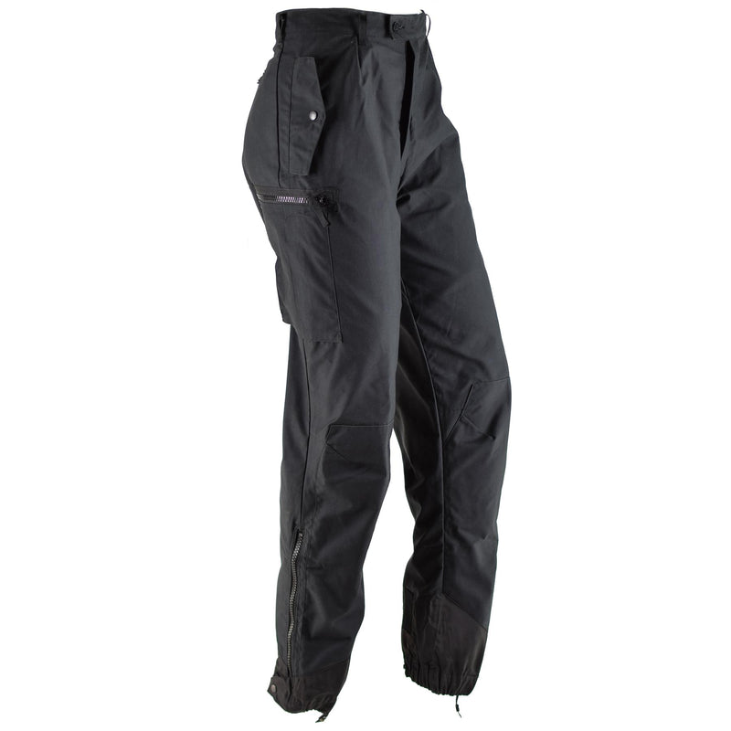 Original Swedish Army M90 Pants Black Field Combat Trousers Bdu New