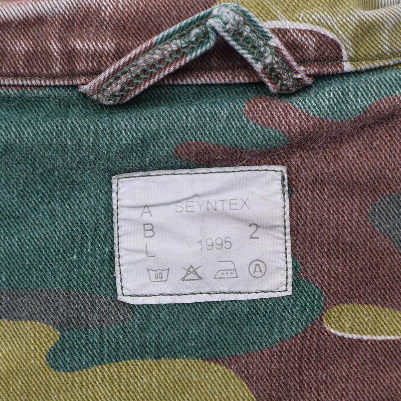 Original Belgien Military M56 Jigsaw Camouflage Jacket Field Combat Troops Army