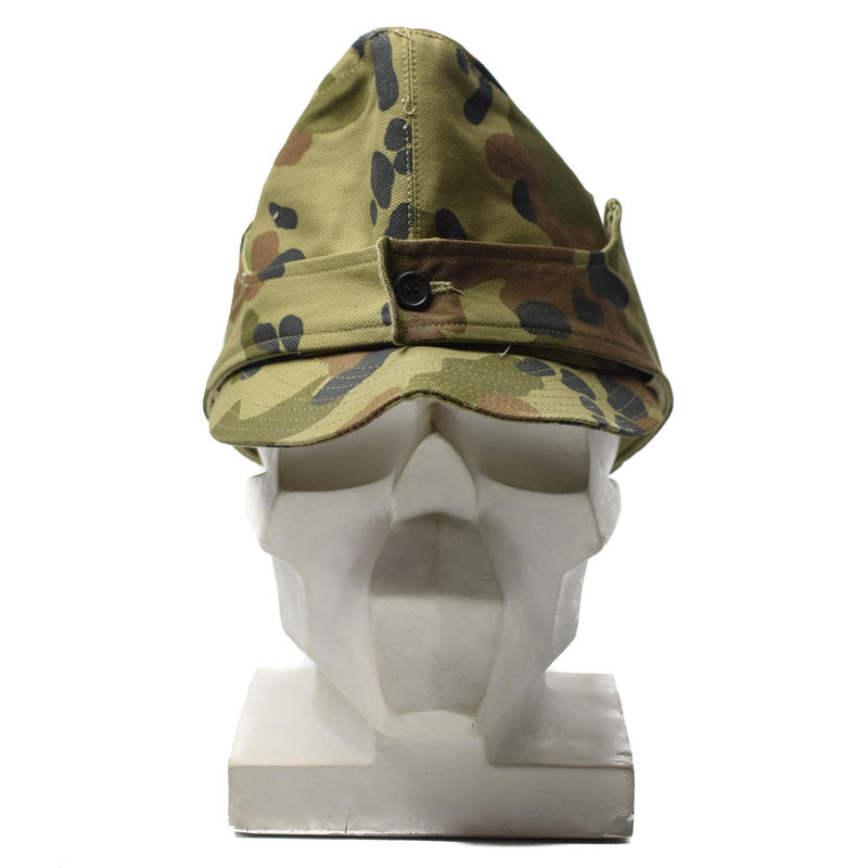 Äkta rumänska arméfält Cap M93 Combat Bdu Hat Camo Leaf Military New
