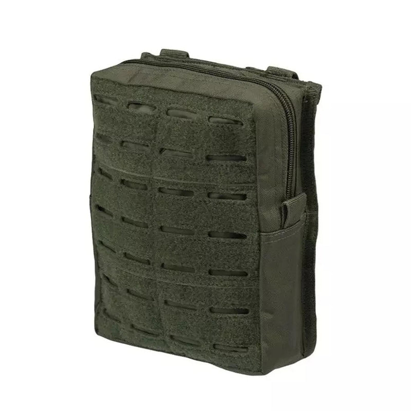 Mil-Tec Laser Cut Tactical Belt Pouch Field Utility Case Molle Stor påse oliv