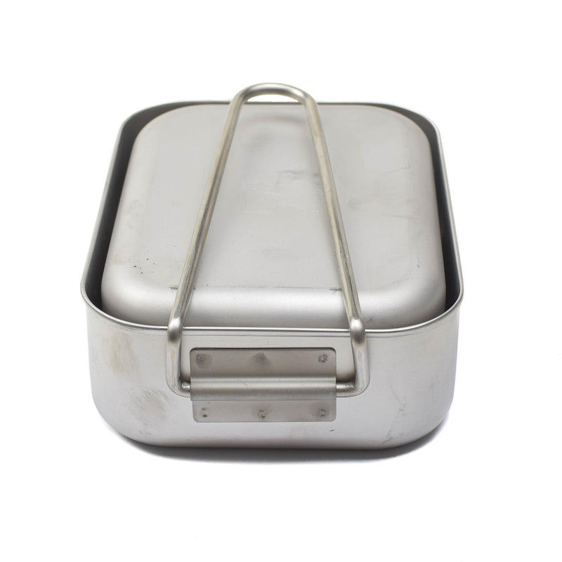 Original Military Issue Mess Tins rostfritt stål camping utomhus bordsartiklar