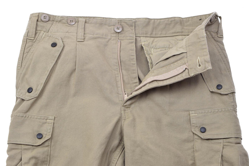 Leo Kohler Commando Trousers Special Forces Bdu Pants förstärkta bomullskaki