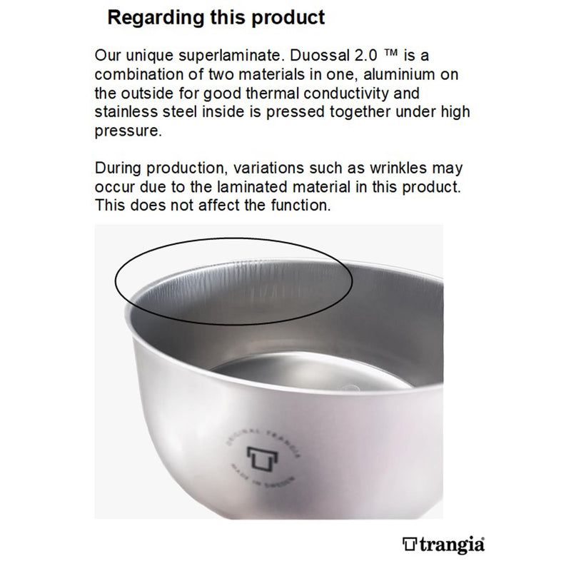Trangia rostfritt stål Lätt spis set Compact Kit vandring utomhus camping