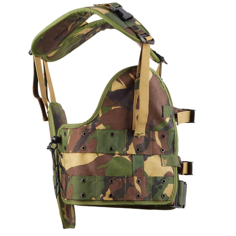 Original Dutch Military Tactical Vest Woodland Camouflage Field Troops Equipment