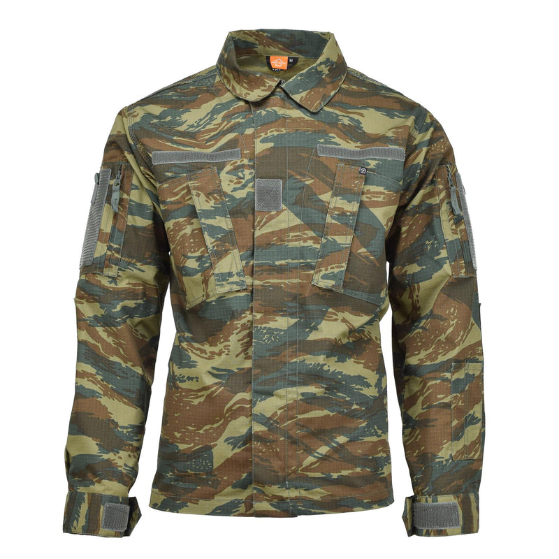 Pentagon ACU 2.0 Militärjacka Grekisk armé Lizard Camo Water Resistent Ripstop
