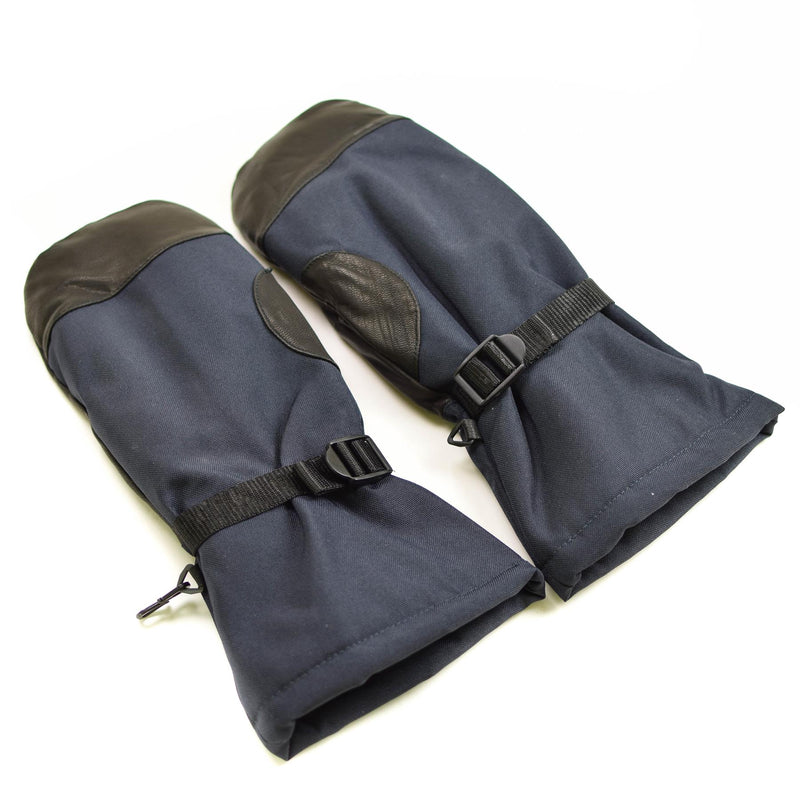 Original Dutch Army Mantens Nato Winter Gloves Military Blue Navy Maritime New