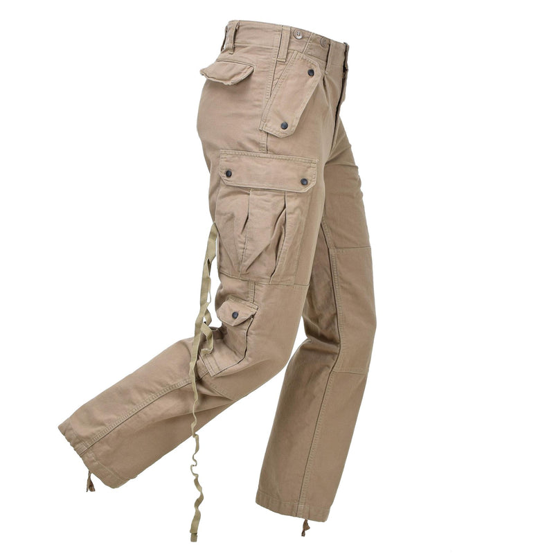 Leo Kohler Commando Trousers Special Forces Bdu Pants förstärkta bomullskaki