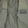Original holländsk armé formell trenchcoat brun militär överskottsofficersrock NEW