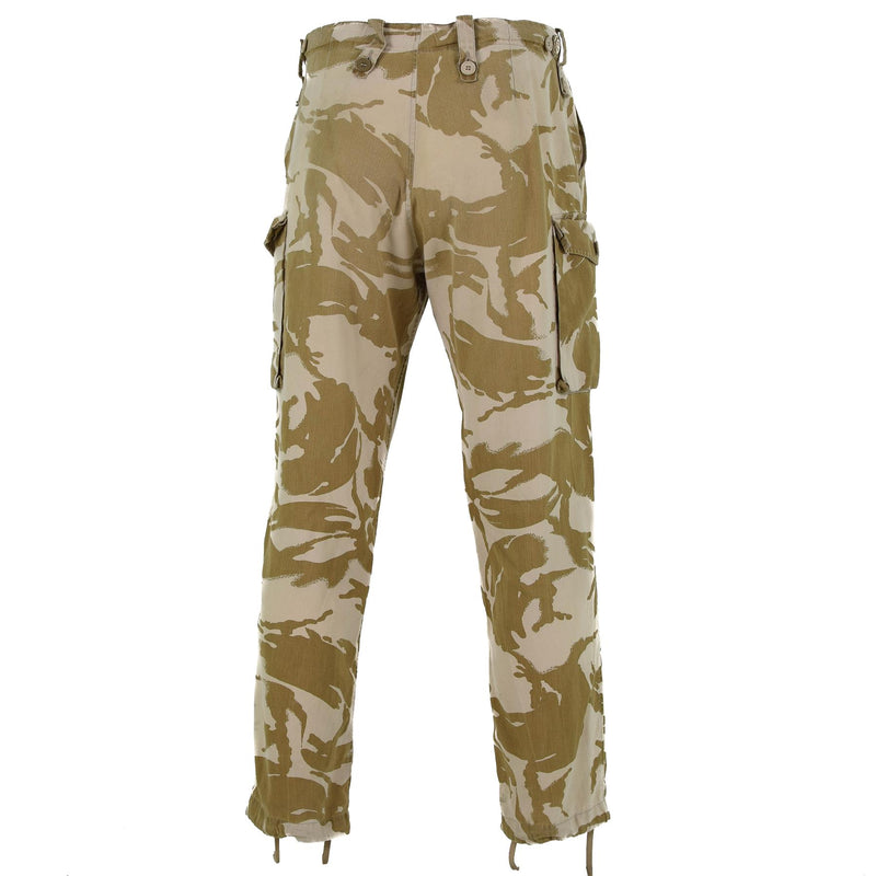 Original British Army Desert Pants Lightweight Combat Byxor Militäröverskott