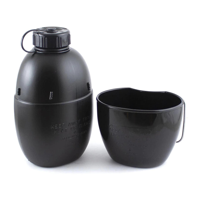 BCB Multifuel Cooking System Nato Flask Aluminium Set Set Canteen Black Pouch