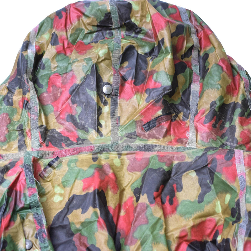 Original Swiss Army Troops Camo Tactical Plastic Poncho Alpenflage Mönster