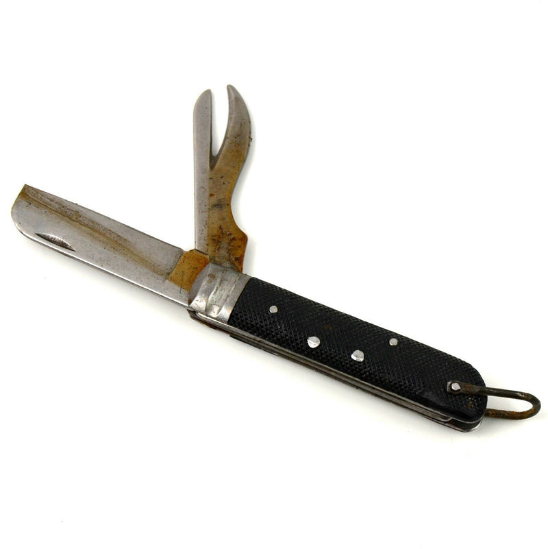 Original vintage italienska Italien Armé Navy Folding Pocket Knife.