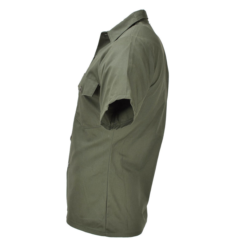 Original U.S. Military Field Tactical Olive Shirts Short Sleeve Army trötthet Ny