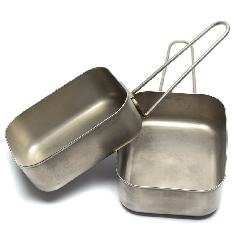 Original holländsk militär rostfritt stål 2st