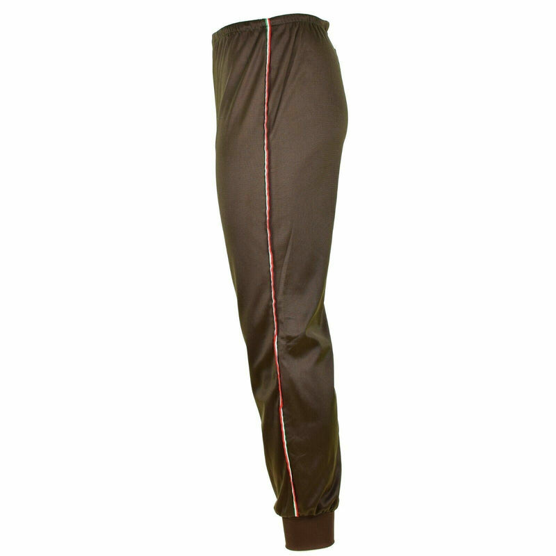 Äkta italienska arméträningssuitbyxor Militära sportvintage botten
