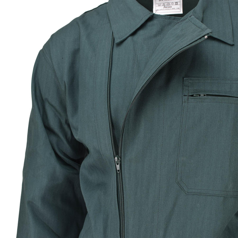 Äkta spanska militära arbetskläder Coverall Green Ripstop Spanien Armé Jumpsuit Ny