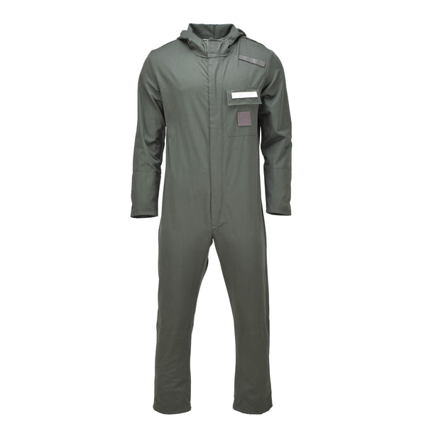 Äkta franska militära flygvapen Coverall Crew Cold Weather Hooded Jumpsuit Ny