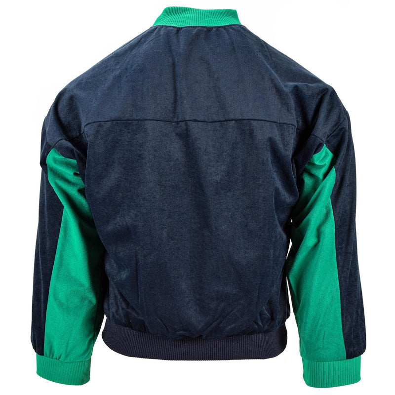 Äkta franska armétröja Navy Green Tracksuit Turtleneck Sports Jumper New