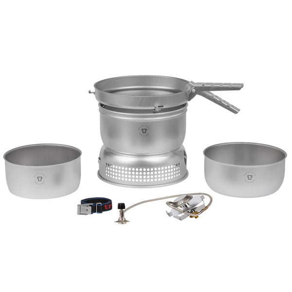 Trangia Compact Portable Lightweight spis set rostfritt stål nylonrem