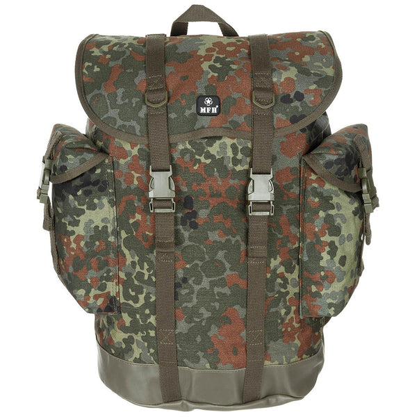 MFH Army Brand BW Mountain Camouflage Tactical Ryggsäck 30L Ruckssack Armed New