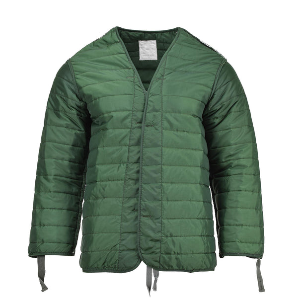 Original grekisk militär M65 jacka långärmad foder grön grekisk arméöverskott